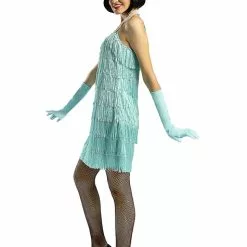 kulturer og traditioner Butik 27 1920erne Flapper Kostume I Blå