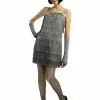 1920erne Flapper Kostume I Sølv -kulturer og traditioner Butik 1920erne flapper kostume i solv