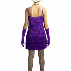 1920erne Flapper Kostume I Violet -kulturer og traditioner Butik 1920erne flapper kostume i violet 3