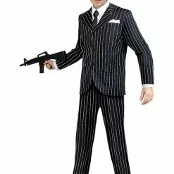 kulturer og traditioner Butik 39 1920erne Gangster Kostume I Sort