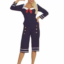 50'er Matroskostume Til Kvinder