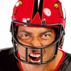 Amerikansk Fodbold Rød Hjelm Til Voksne