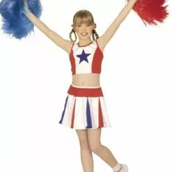 Ameriknsk Cheerleaderkostume Til Piger