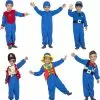 Blå Quick N Fun Kostume Til Børn -kulturer og traditioner Butik bla quick n fun kostume til born