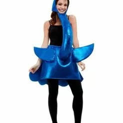 Blåt Påfugle Kostume Til Voksne