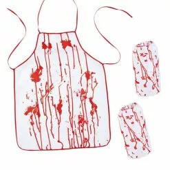 Blodig Dræberslagter Kostume Sæt