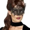 Venetiansk Øjenmaske Til Kvinder -kulturer og traditioner Butik blondemaske i spiral til kvinder
