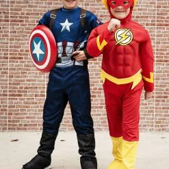 Captain America Civil War Kostume Deluxe Til Drenge -kulturer og traditioner Butik captain america civil war kostume deluxe til drenge 6