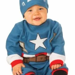 Captain America Kostume Med Hat Til Babyer