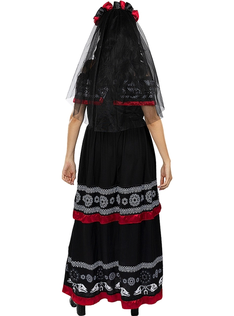 Day Of The Dead Kostume Til Kvinder 6 Day Of The Dead Kostume Til Kvinder - Billede 4