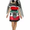 Mexicansk Day Of The Dead Kostume Til Kvinder -kulturer og traditioner Butik catrina mexicansk kostume til kvinder