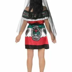 Mexicansk Day Of The Dead Kostume Til Kvinder -kulturer og traditioner Butik catrina mexicansk kostume til kvinder 4