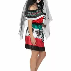 Mexicansk Day Of The Dead Kostume Til Kvinder Plusstørrelse -kulturer og traditioner Butik catrina mexicansk kostume til kvinder plusstorrelse 2