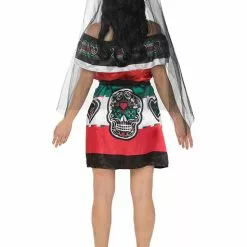 Mexicansk Day Of The Dead Kostume Til Kvinder Plusstørrelse -kulturer og traditioner Butik catrina mexicansk kostume til kvinder plusstorrelse 4