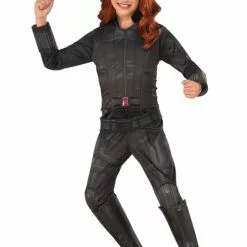 Deluxe Civil War Black Widow Captain America Kostume Til Piger