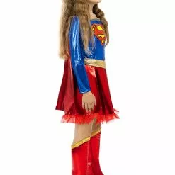 Deluxe Supergirl Kostume Til Piger -kulturer og traditioner Butik deluxe supergirl kostume til piger 3