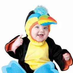 Farverigt Tukan Kostume Til Babyer