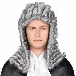 Grå Dommerparyk Til Mænd