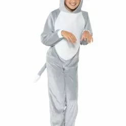 Grå Hvalp Kostume Til Børn