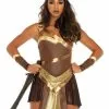 Guld Gladiator Kostume Til Kvinder -kulturer og traditioner Butik guld gladiator kostume til kvinder