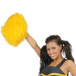 Gule Cheerleader Pom Poms Til Voksne