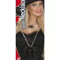 Halskæde Med Edderkop I Glitter -kulturer og traditioner Butik halskde med edderkop i glitter 1