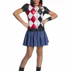 Harley Quinn Kostume Til Piger - DC Superhelte Piger