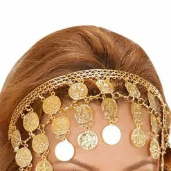 Hårpynt Med Guldmønter Til Kvinder -kulturer og traditioner Butik harpynt med guldmonter til kvinder 1