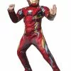 Iron Man Deluxe Kostume Til Drenge - The Avengers -kulturer og traditioner Butik iron man deluxe kostume til drenge the avengers
