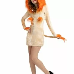 Løvinde Kostume Til Kvinder I Plusstørrelse