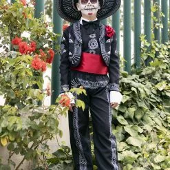 Day Of The Dead Kostume Til Drenge -kulturer og traditioner Butik mariachi kostume til drenge 3