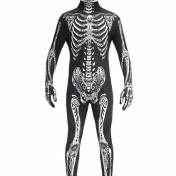 Morphsuit Day Of The Dead Kostume Til Voksne