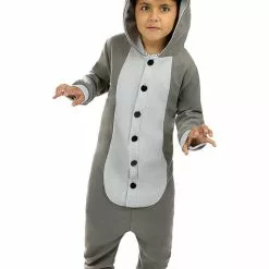 Onesie Flodhest Kostume Til Børn