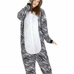 Onesie Zebra Kostume Til Voksne