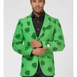 Opposuits St. Patricks Kløver Jakke Til Mænd