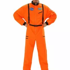 Orange Astronautkostume Til Mænd