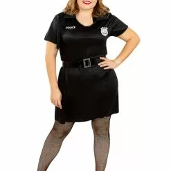 Politi Plus Size Kostume Til Kvinder -kulturer og traditioner Butik plusstorrelse politi kostume til kvinder 4