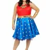 Wonder Woman Plus Size Kostume Klassisk