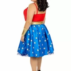 Wonder Woman Plus Size Kostume Klassisk -kulturer og traditioner Butik plusstorrelse wonder woman kostume 2