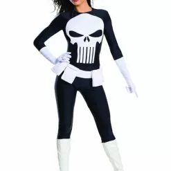 Punisher Kostume Til Kvinder