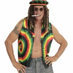 Rastafari Fra Jamaica Kostume Til Voksne -kulturer og traditioner Butik rastafari fra jamaica kostume til voksne 4