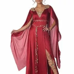 Rødt Romersk Kostume Til Kvinder