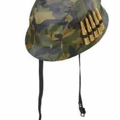 Soldaterhjelm Med Patroner Til Voksne