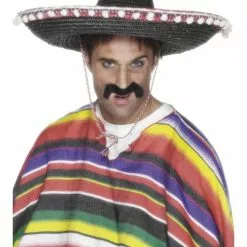 Sort Mexikansk Stråhat