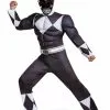 Sort Power Ranger Kostume Til Voksne - Power Rangers Mighty Morphin -kulturer og traditioner Butik sort power ranger kostume til voksne power rangers mighty morphin
