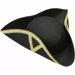 Sort Trekantet Generalhat