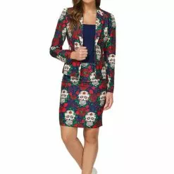 Day Of The Dead Jakkesæt Til Kvinder - Suitmaster