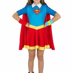 Supergirl DC Super Hero Girls Kostume Til Piger -kulturer og traditioner Butik supergirl dc super hero girls kostume til piger 3