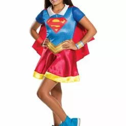 Supergirl Og Wonder Woman DC Superhero Girls Kostumer Til Piger -kulturer og traditioner Butik supergirl og wonder woman dc superhero girls kostumer til piger 2