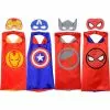 The Avengers Kappesæt Til Børn: Iron Man, Captain America, Thor Og Spider-Man -kulturer og traditioner Butik the avengers kappest til born iron man captain america thor og spider man